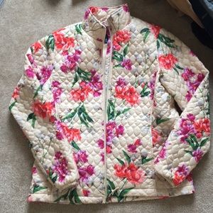 Floral quilted jacket